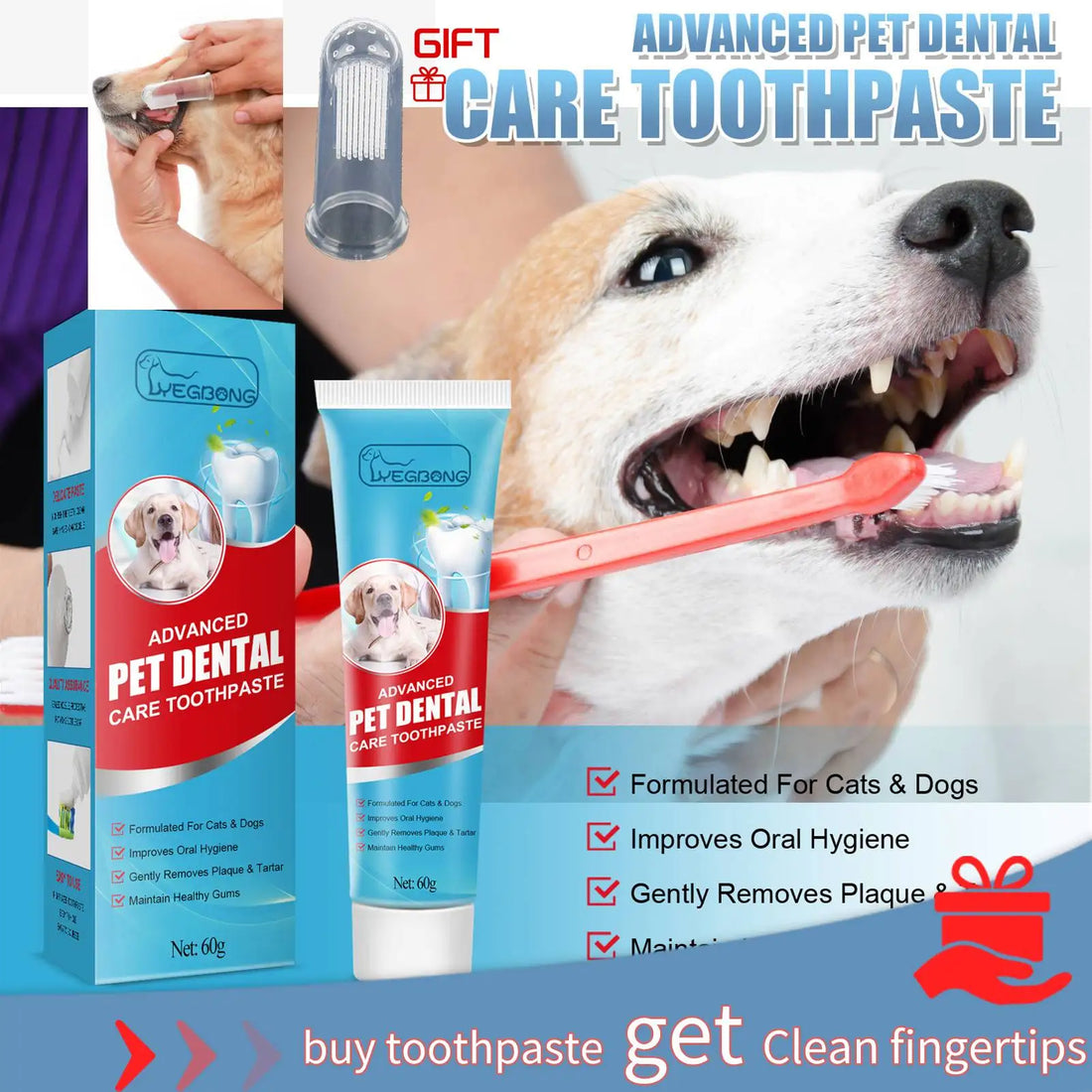 Pet Toothpaste For Cats And Dogs